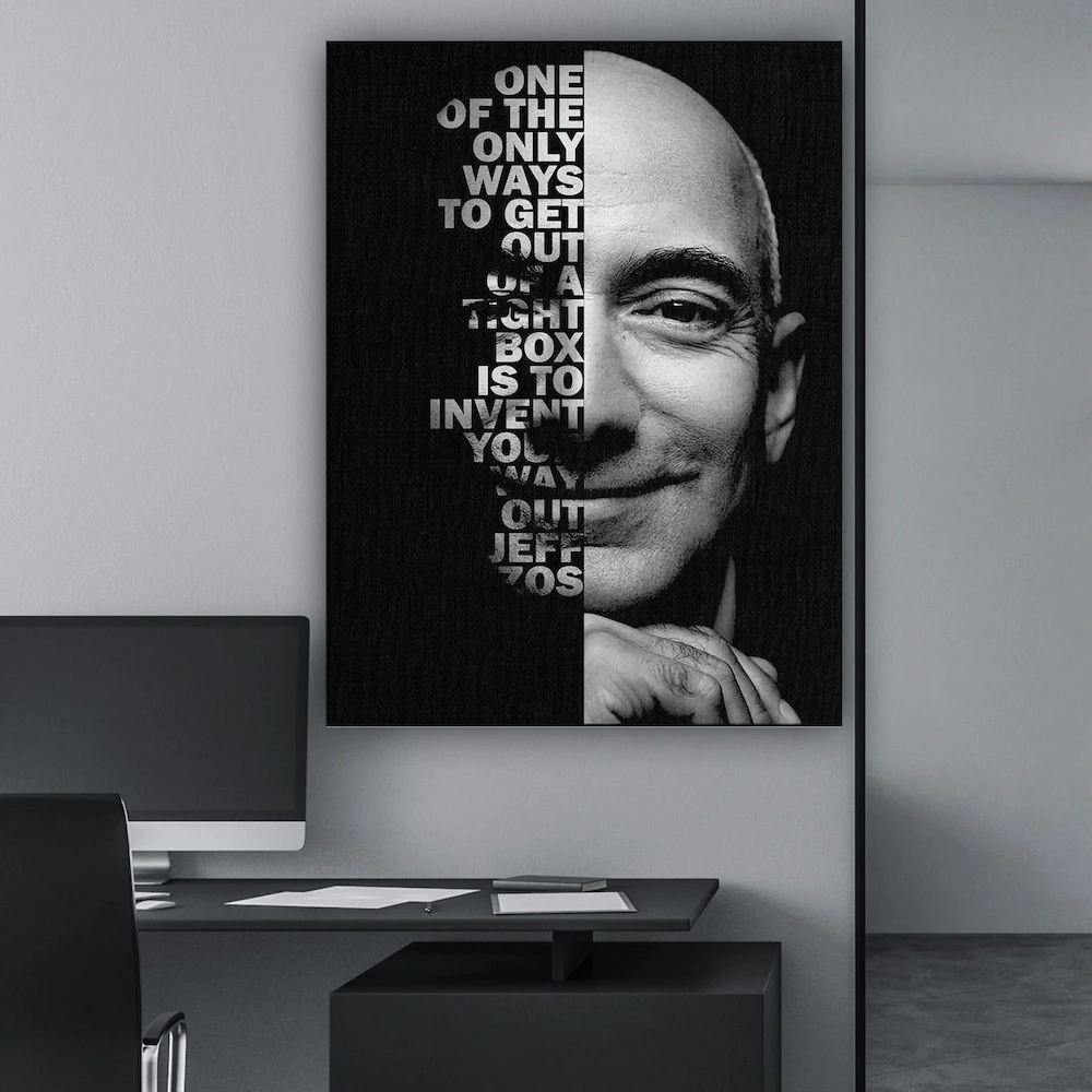Vision et Ambition : Art Mural de Jeff Bezos – Image 2