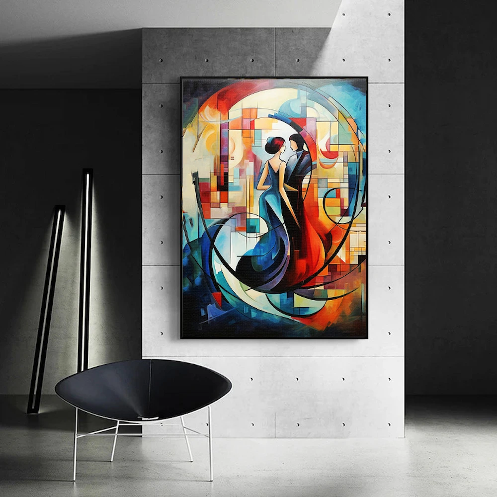 Abstract couple in love – Image 2