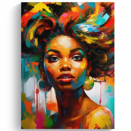 abstract black woman