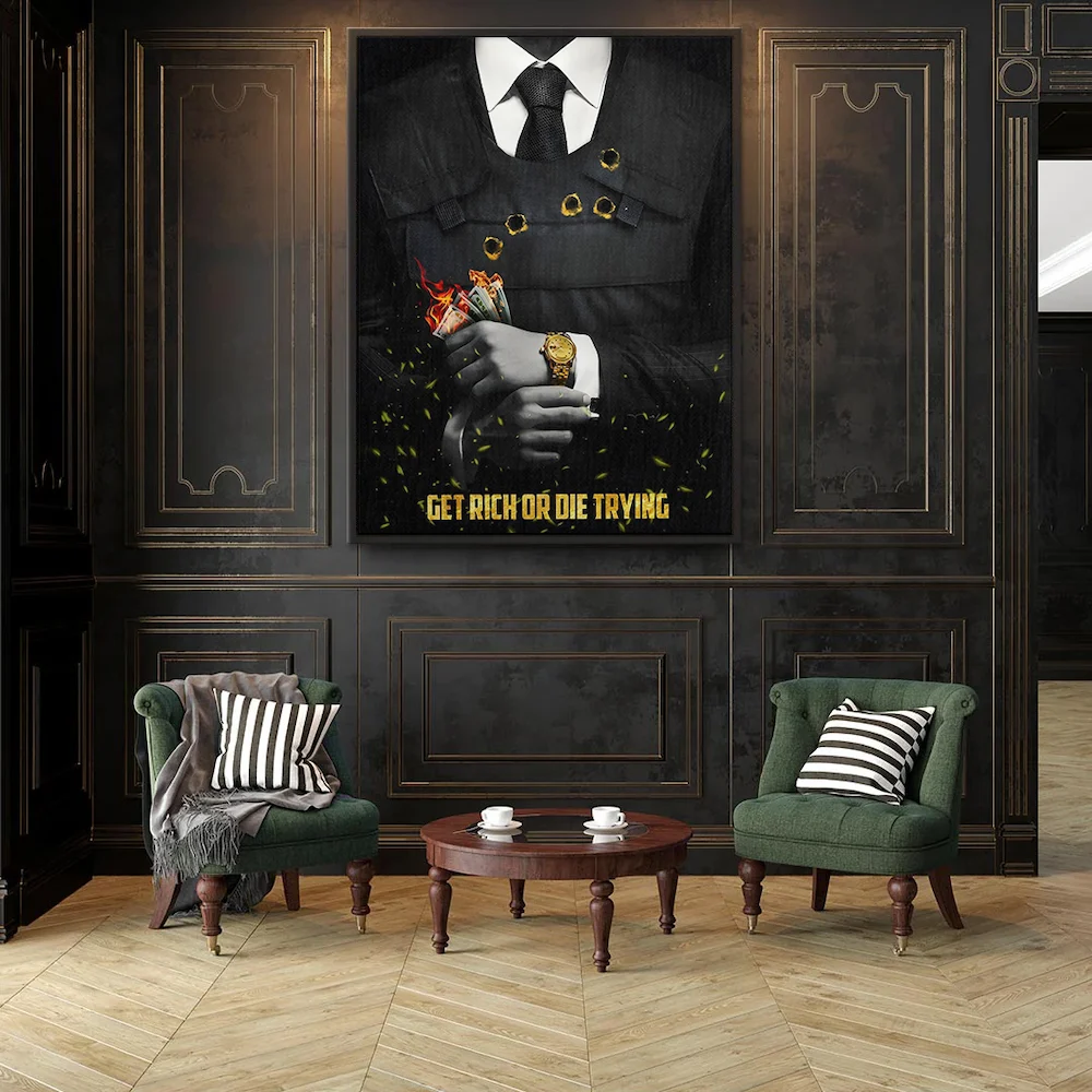 Tableau décoratif - Get Rich or Die Trying – Image 2