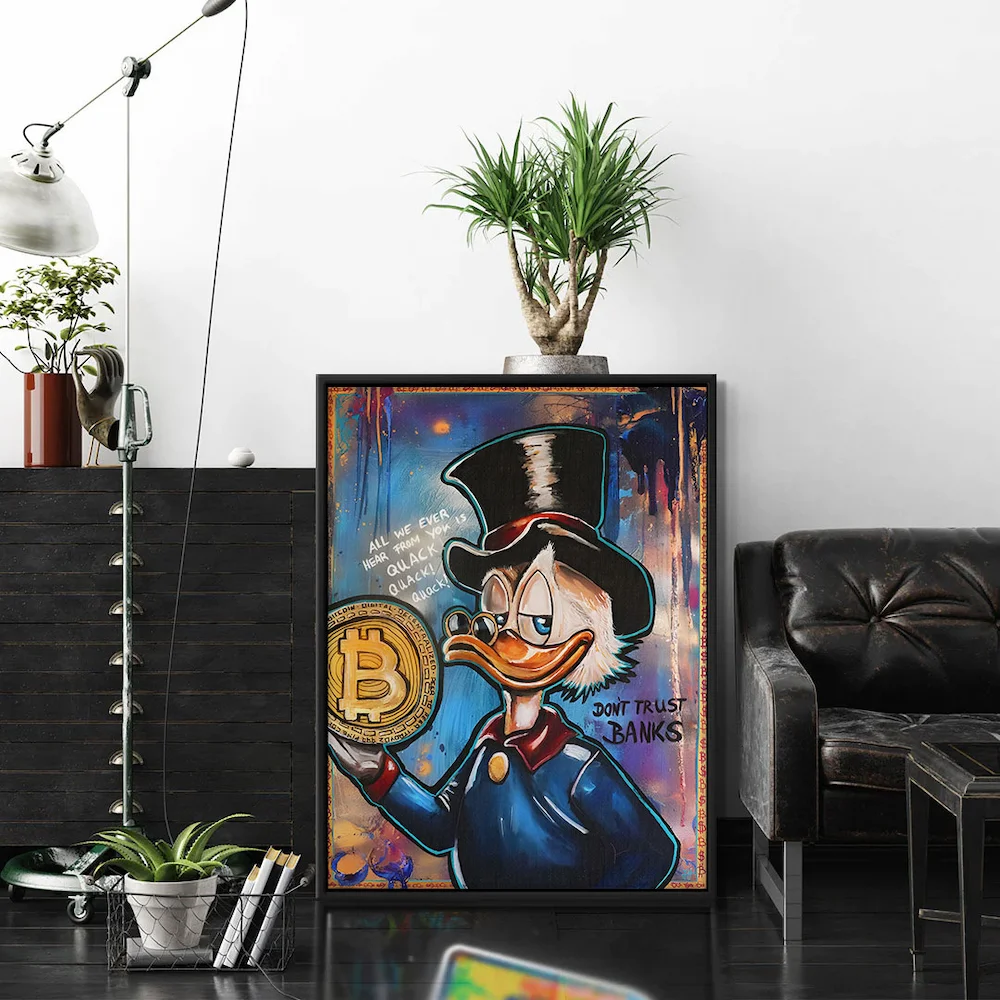 Tableau décoratif - Don't Trust Banks – Image 2