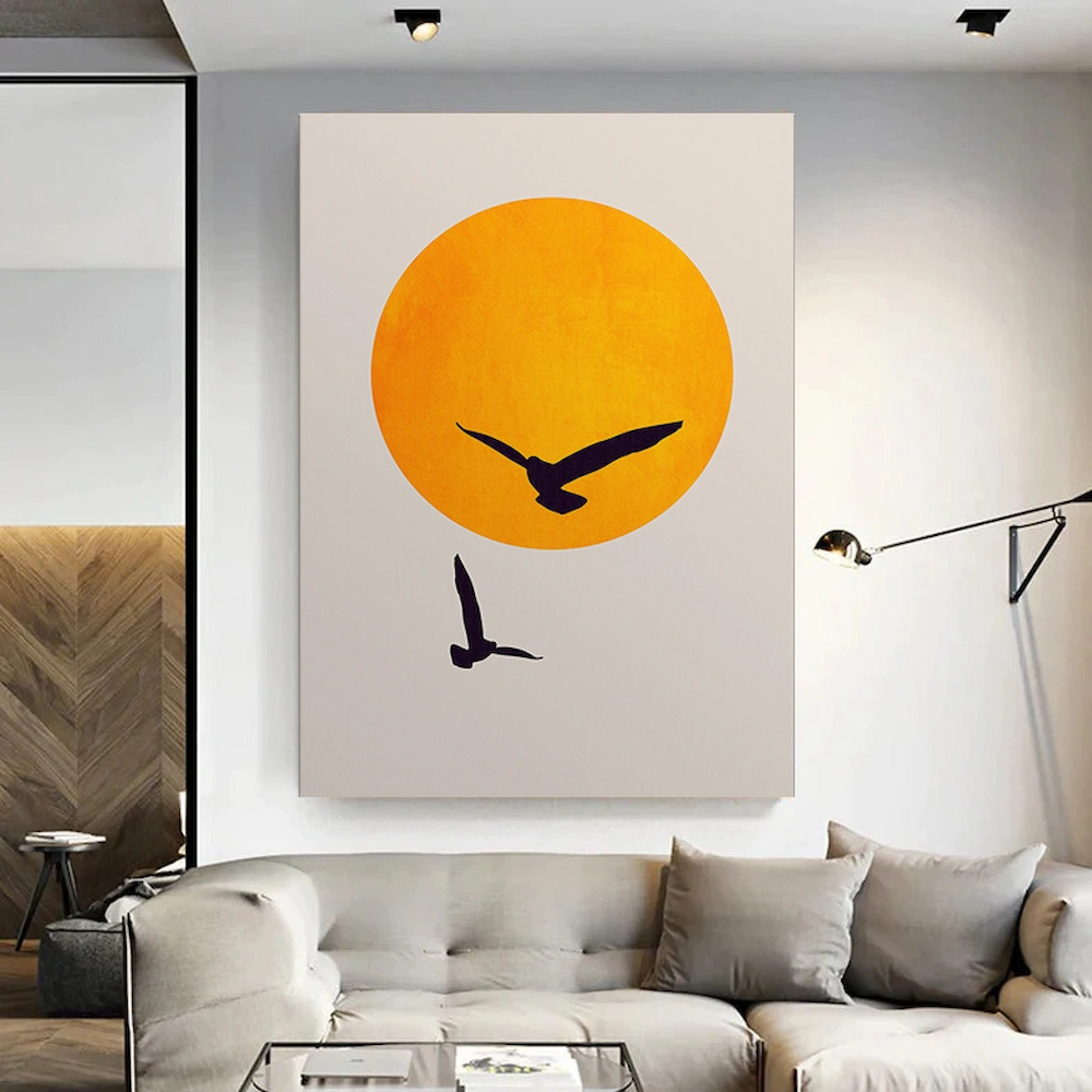 Tableau décoratif – Abstract Birds In The Sky – Image 2