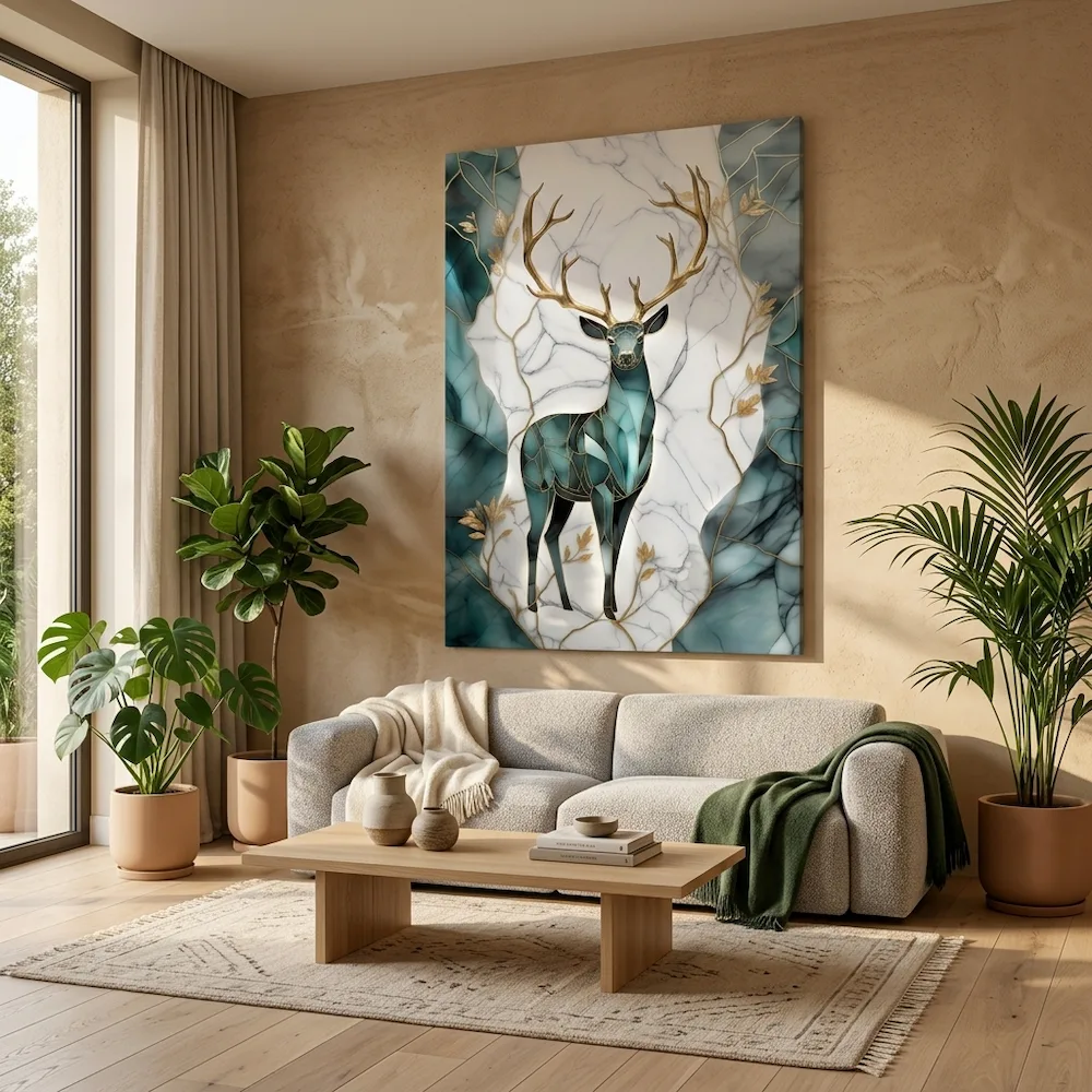 Tableau décoratif - Golden-Branched Deer – Image 2