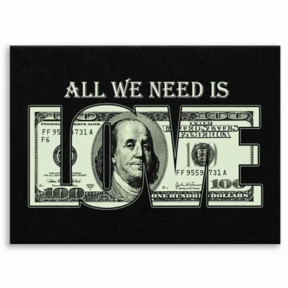 Tableau décoratif - All we need is Love