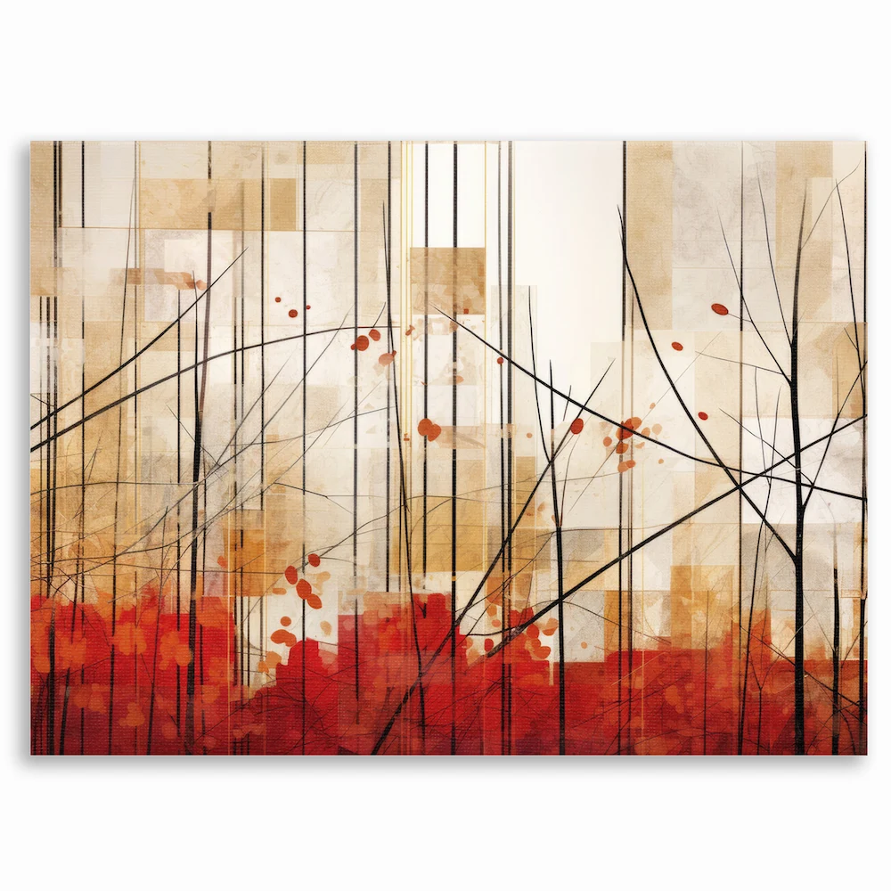 Tableau décoratif – Geometric Abstract Art Wood