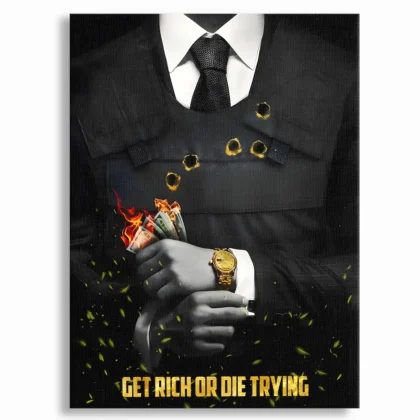 Tableau décoratif - Get Rich or Die Trying