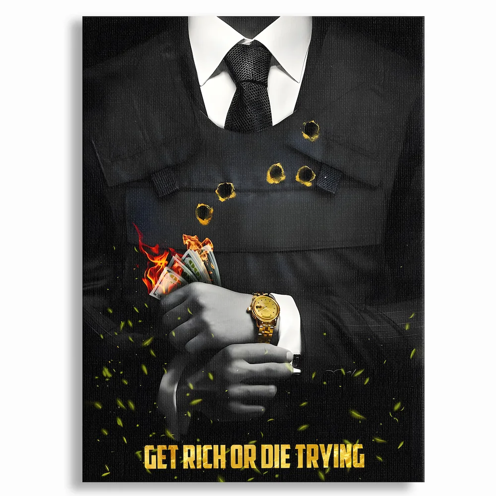 Tableau décoratif - Get Rich or Die Trying