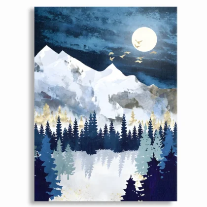 Tableau décoratif – Moonlit Snow