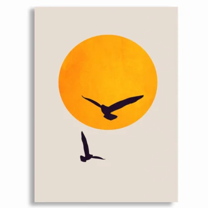 Tableau décoratif – Abstract Birds In The Sky