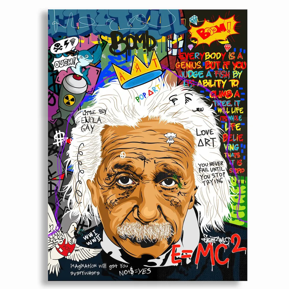 Tableau décoratif - Profesor Einstein